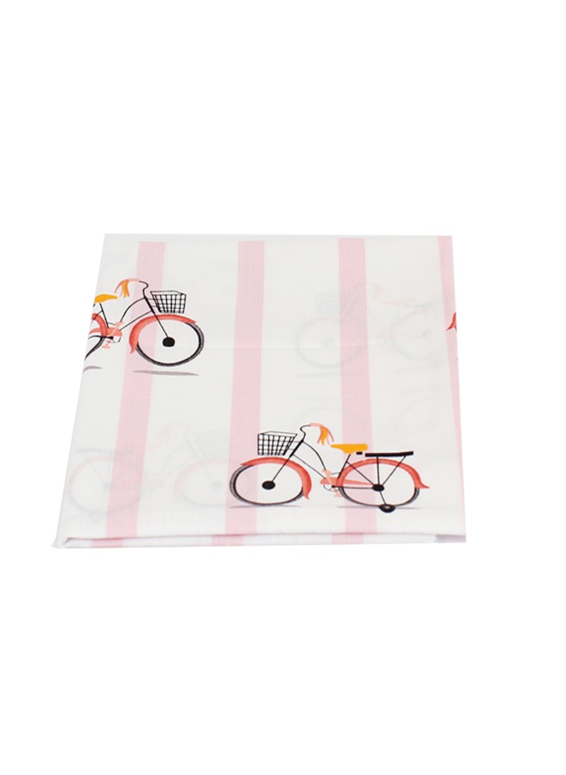 Хлопковая пеленка "Велосипеды для девочки"