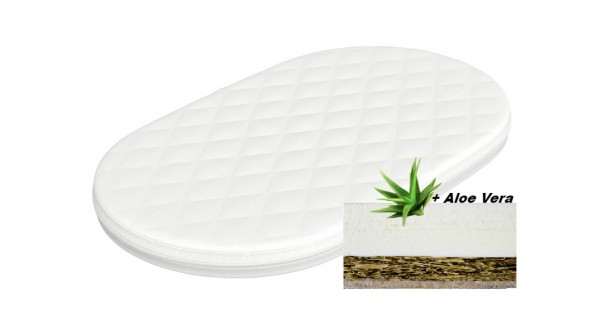 Матрас овальный Vip Aloe Vera водоросли+латекс 70*120 см (фито ...
