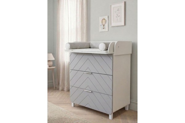 Комод-пеленатор  Lines серый