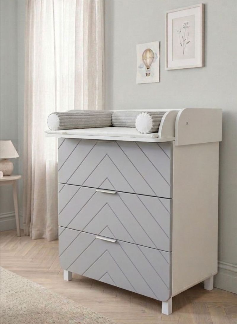 Комод-пеленатор Lines сірий Комод-пеленатор Lines сірий