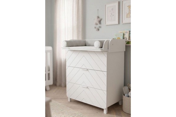 Комод-пеленатор  Lines белый